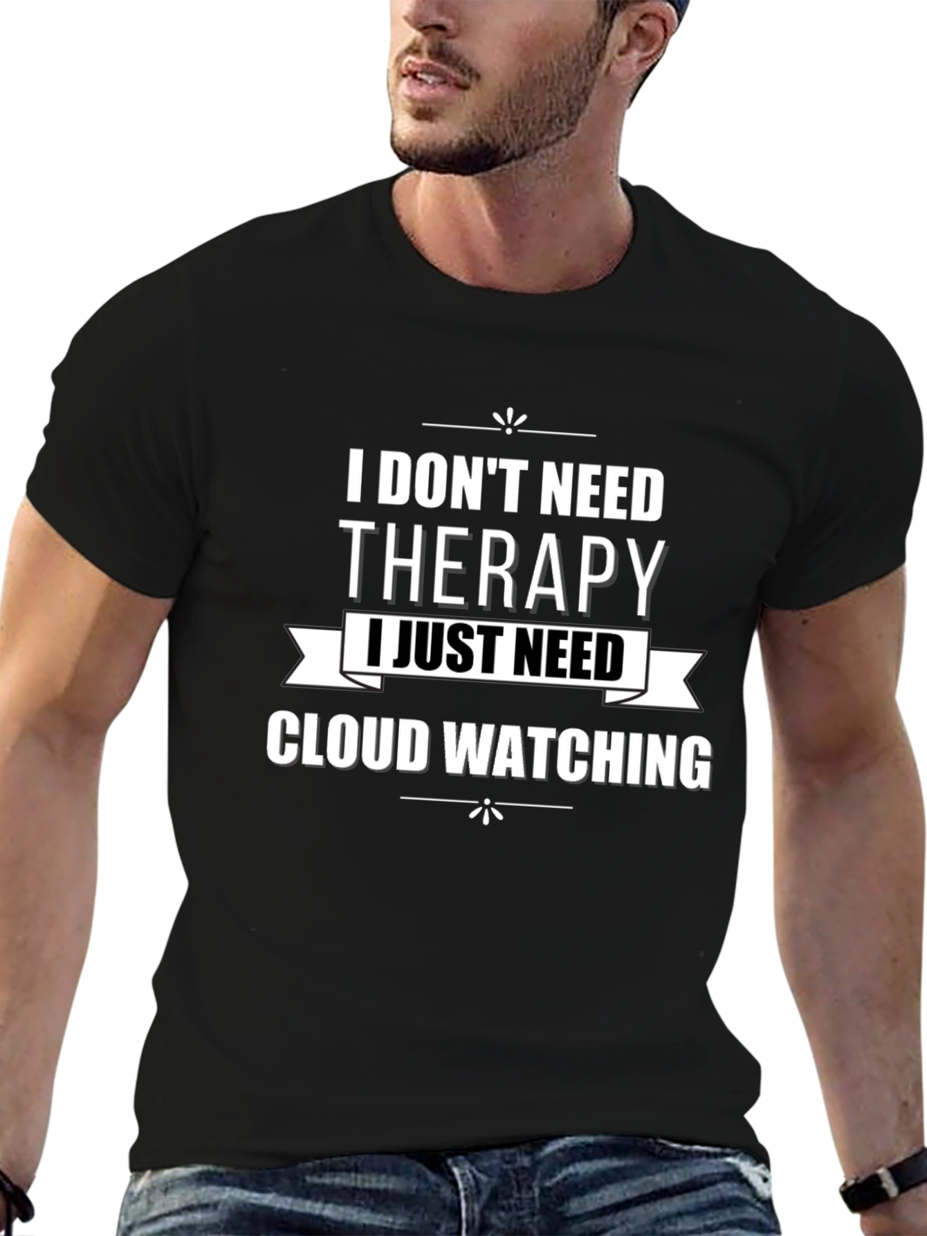 Cloud Watching Graphic Tee - Therapy Alternative