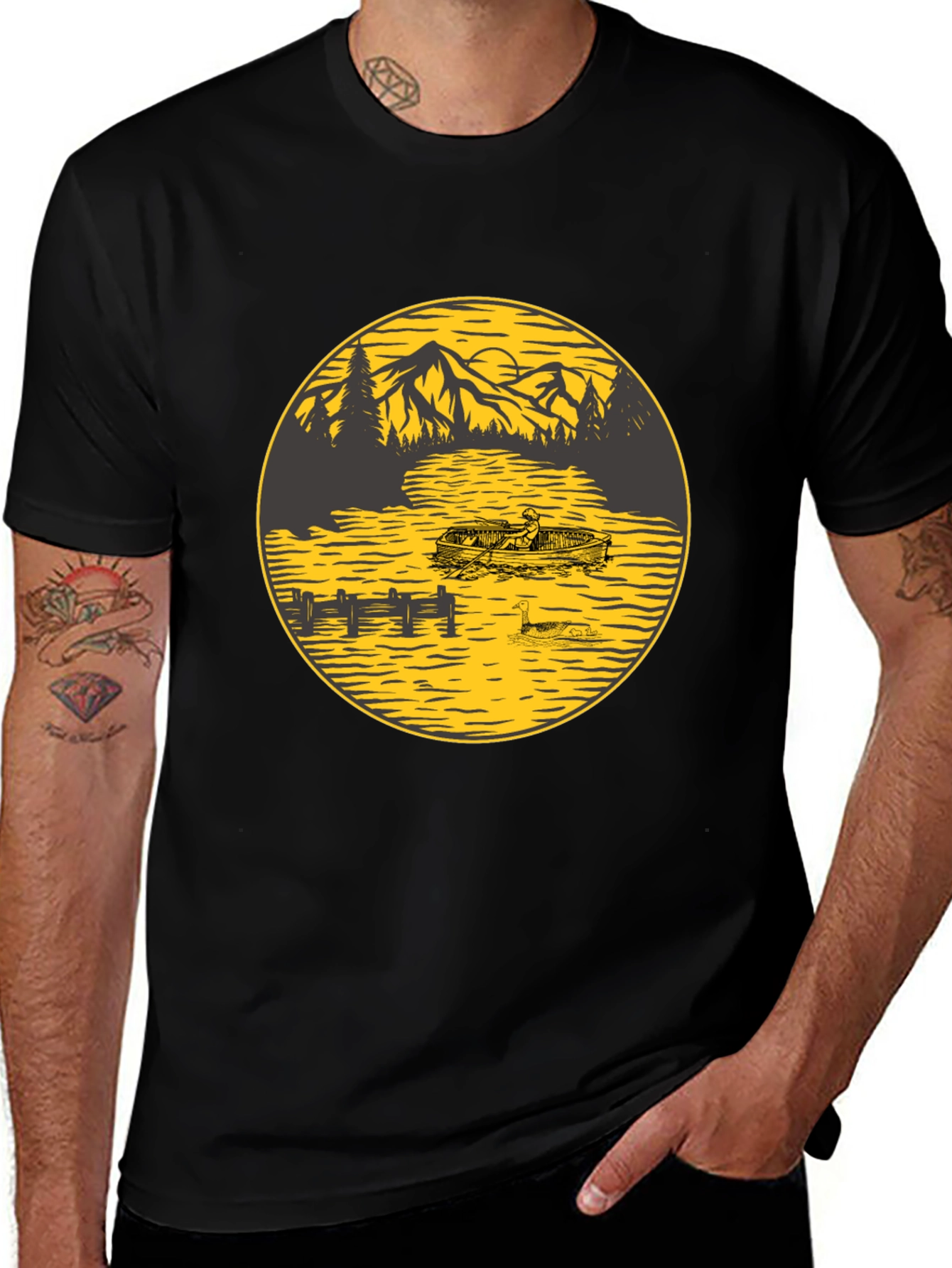 Mountain Lake Graphic Tee