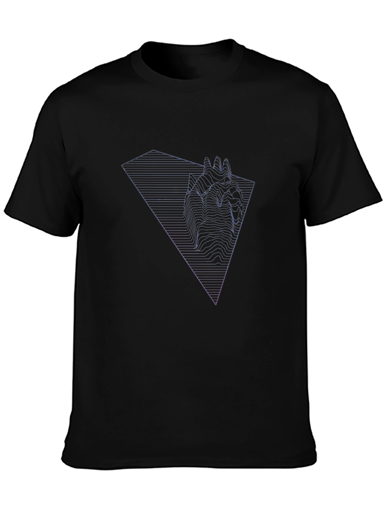 Geometric Triangle T-Shirt - Modern Graphic Tee