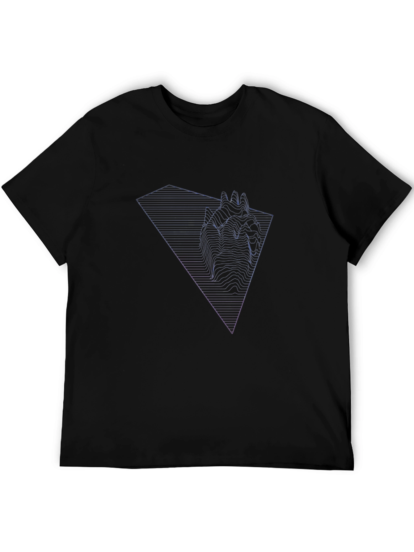 Geometric Triangle T-Shirt - Modern Graphic Tee