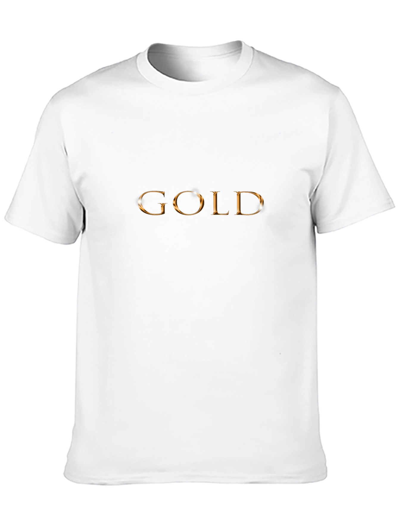 GOLD Graphic Tee - Premium Cotton Blend T-Shirt