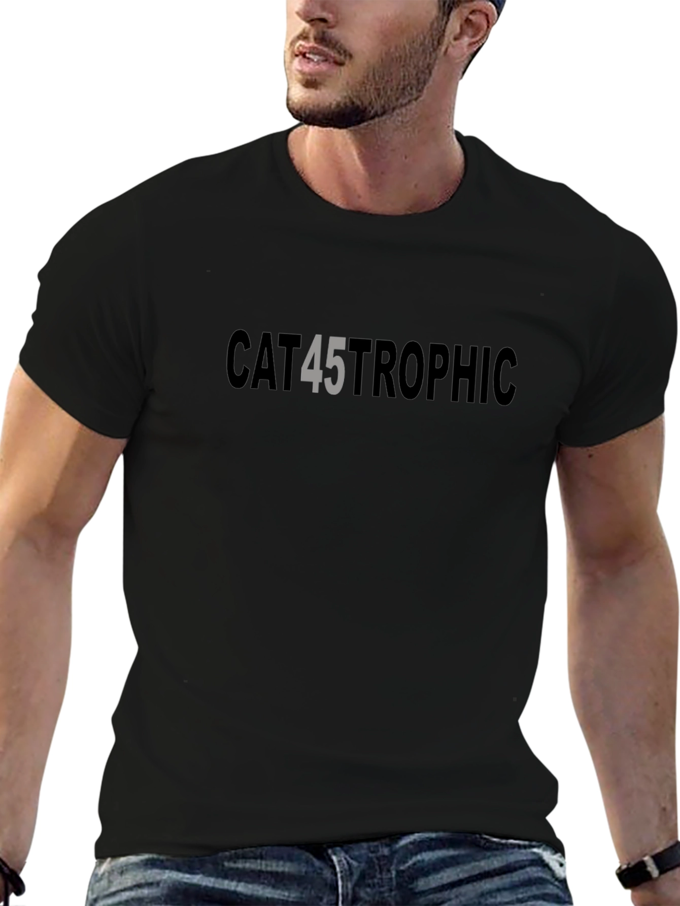 Cat45trophic Graphic Tee - Quirky & Comfortable