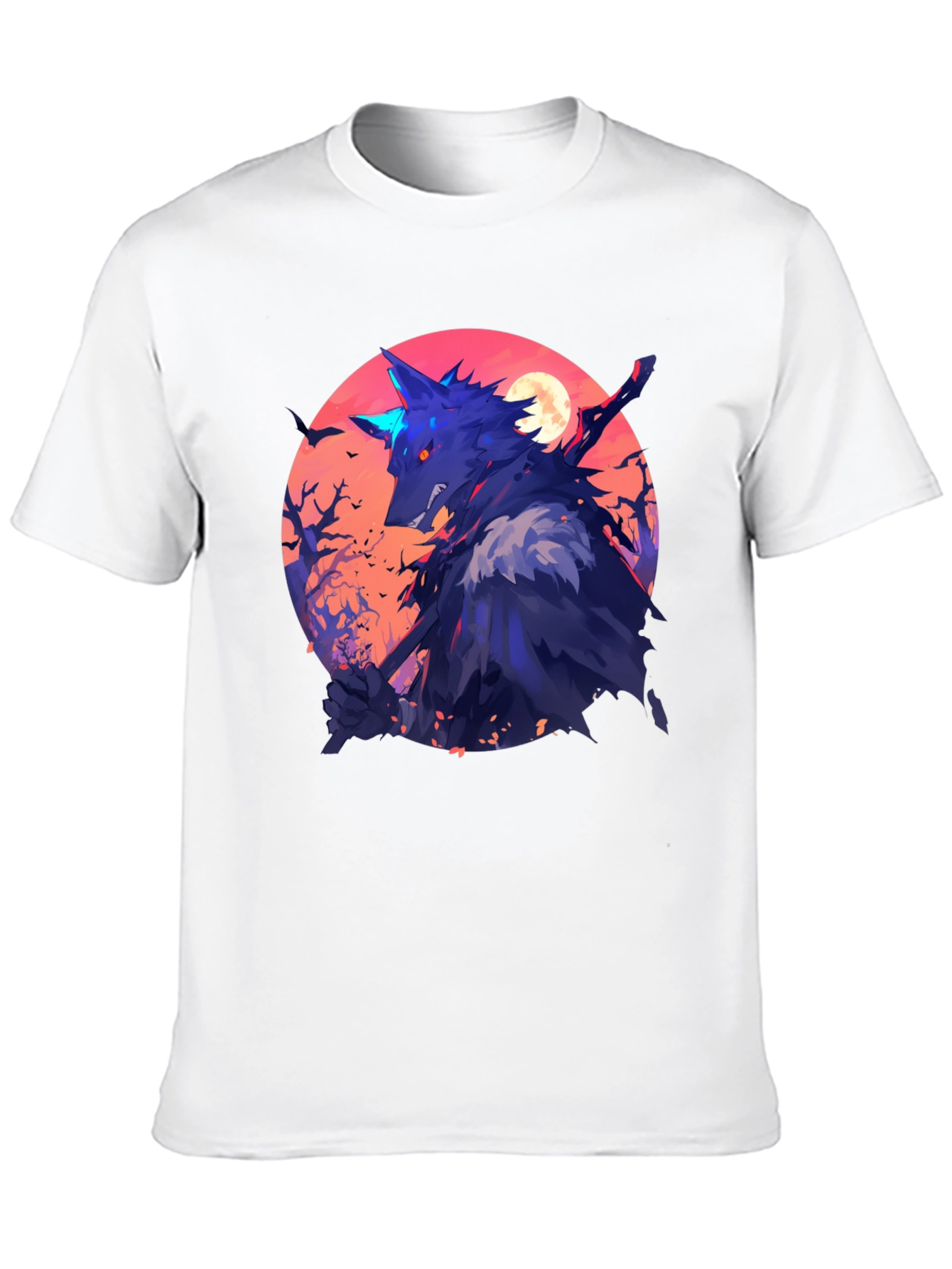 Wolf Warrior Graphic Tee - Black