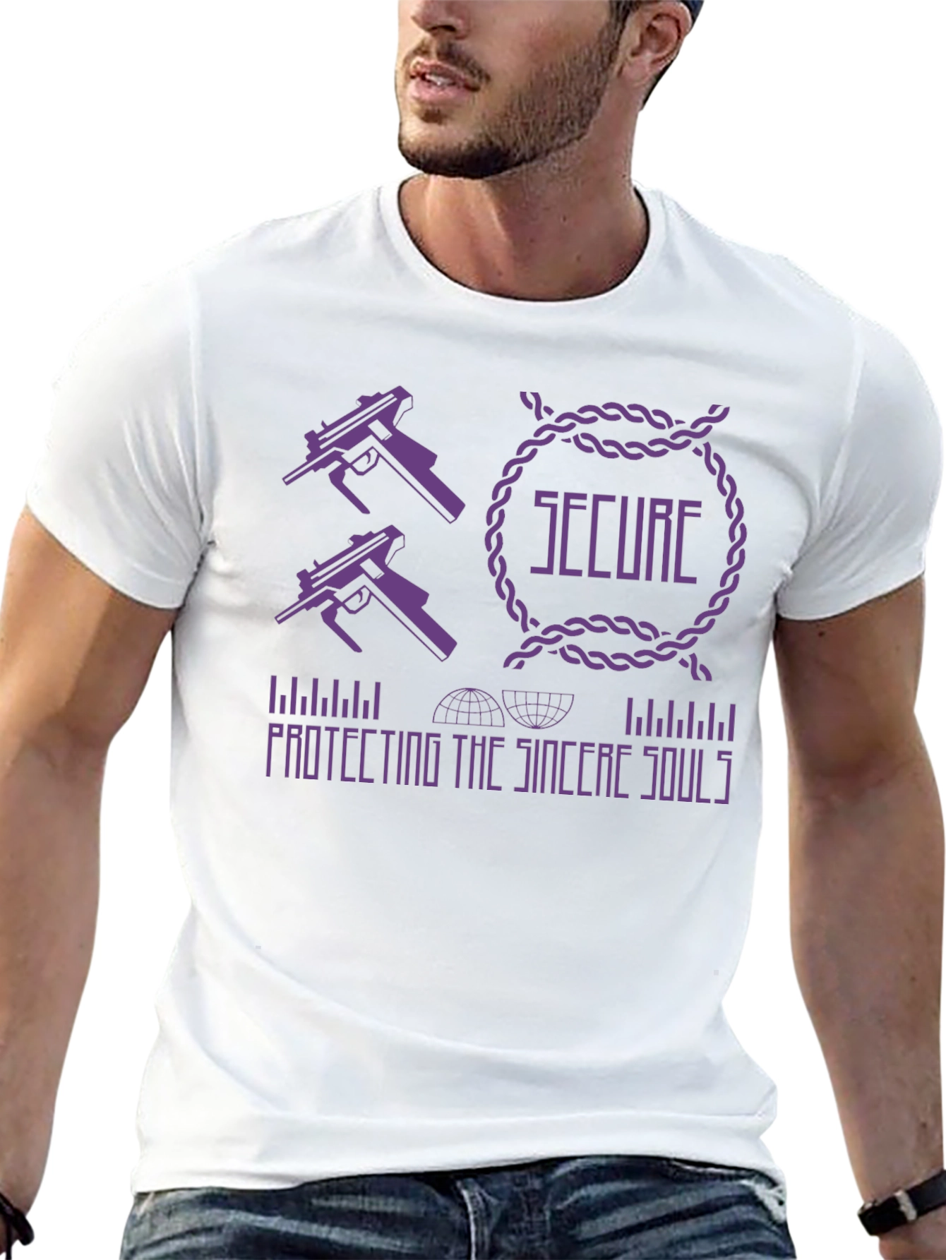 Secure Graphic Print T-Shirt