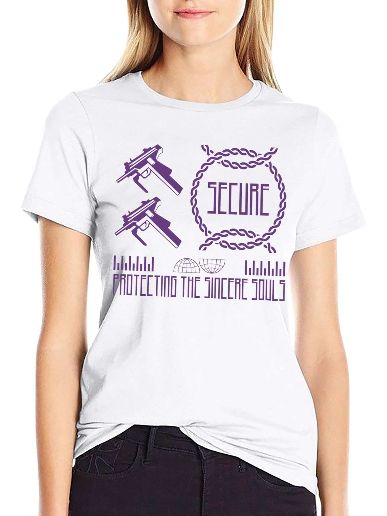 Secure Graphic Print T-Shirt