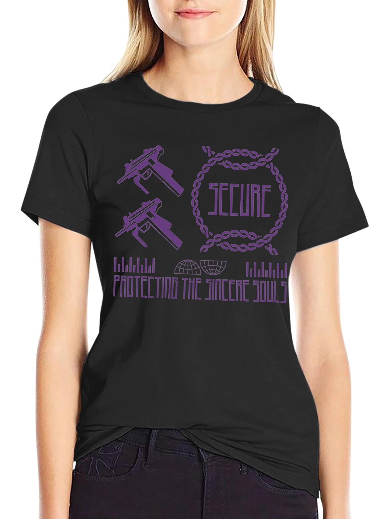 Secure Graphic Print T-Shirt