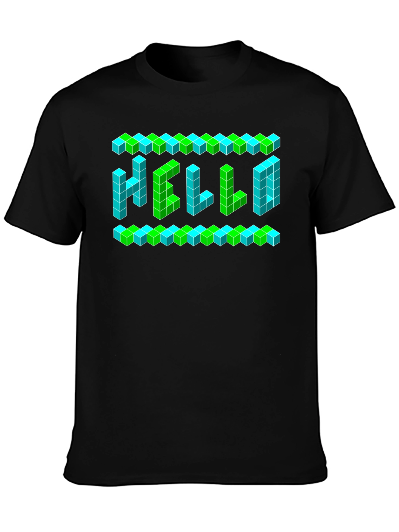 Pixel Hello T-Shirt - Retro Gaming Style
