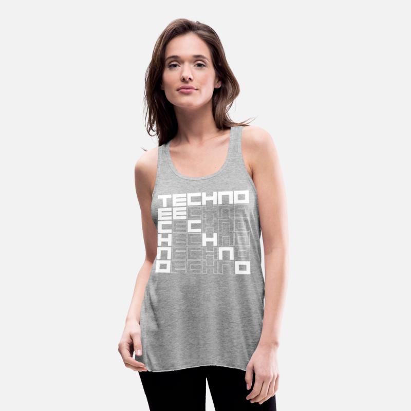 techno music bold text