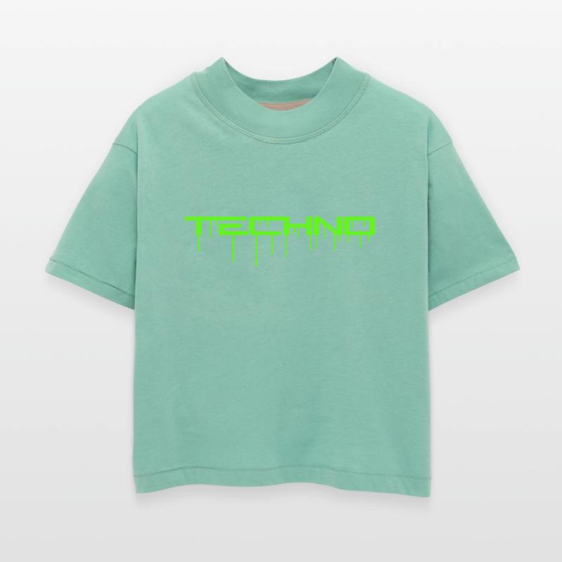 Techno Music Love Graffiti Quote Spray Party Drops