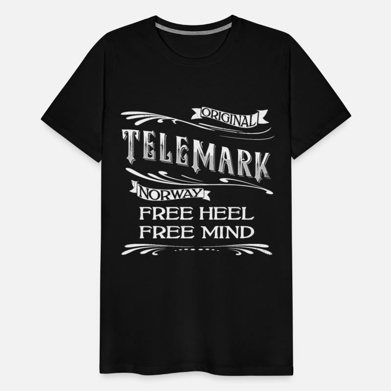 Telemark Ski Uphill Skiing Free Heel Retro Vintage