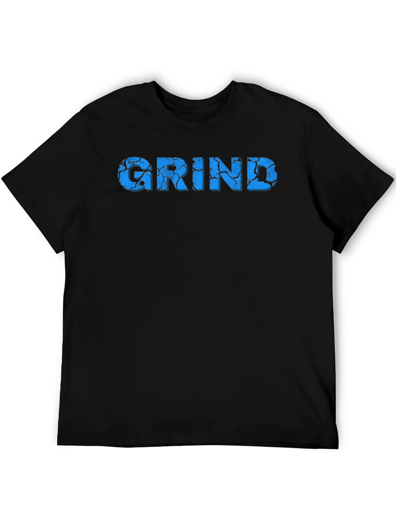 Grind Graphic Tee - Black Crew Neck T-Shirt