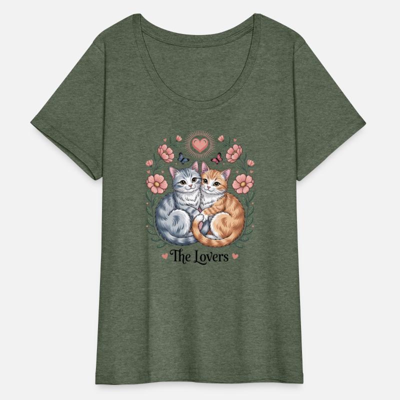 The Lovers Tarot Cat Design