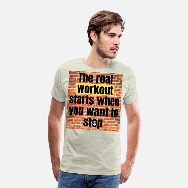 The real workout starts when you want to stop