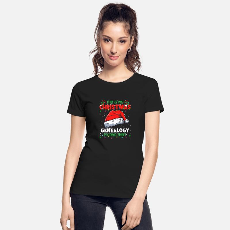 This is My CHRISTMAS GENEALOGY PAJAMA SHIRT