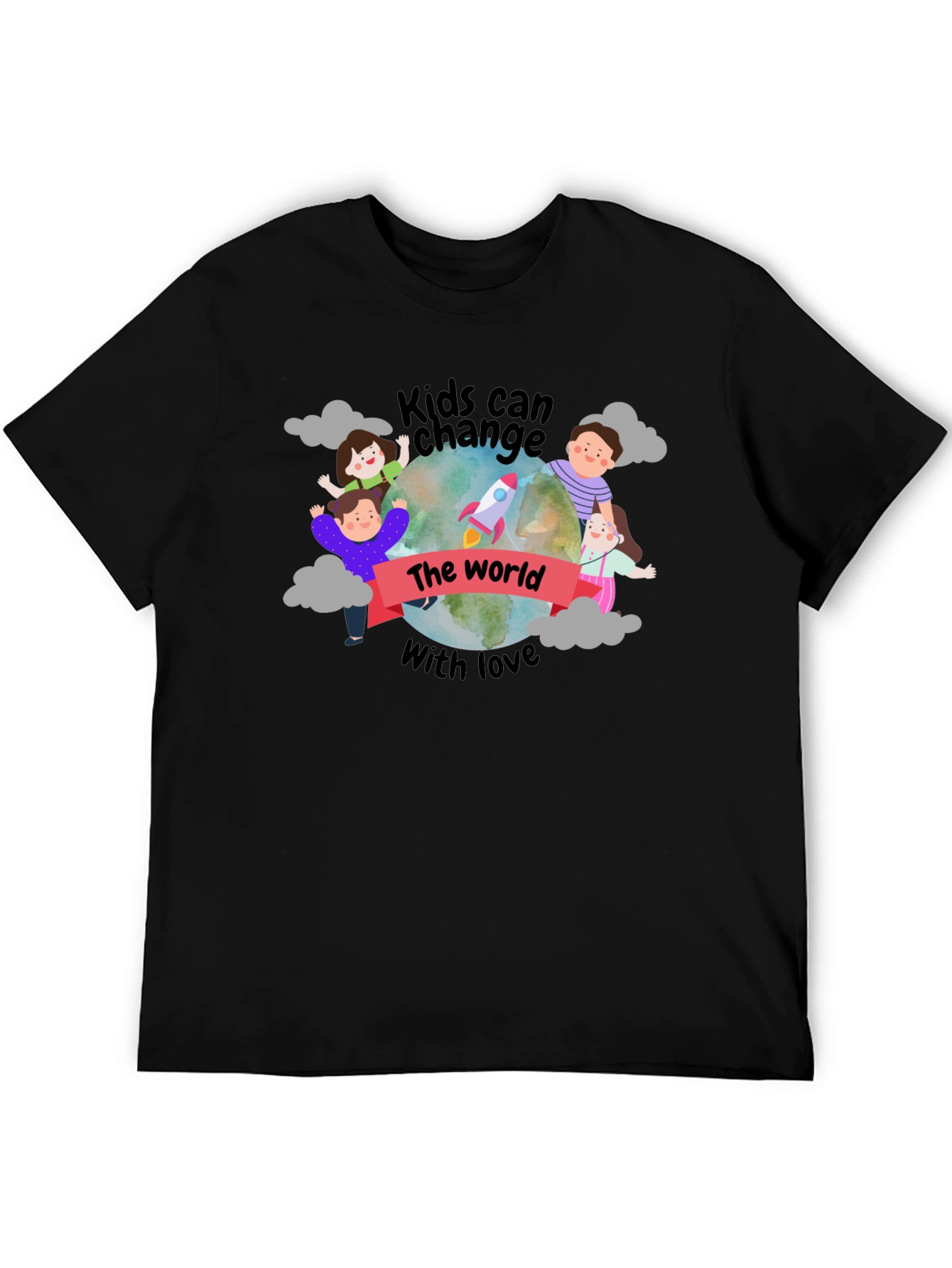 Kids Can Change The World With Love T-Shirt
