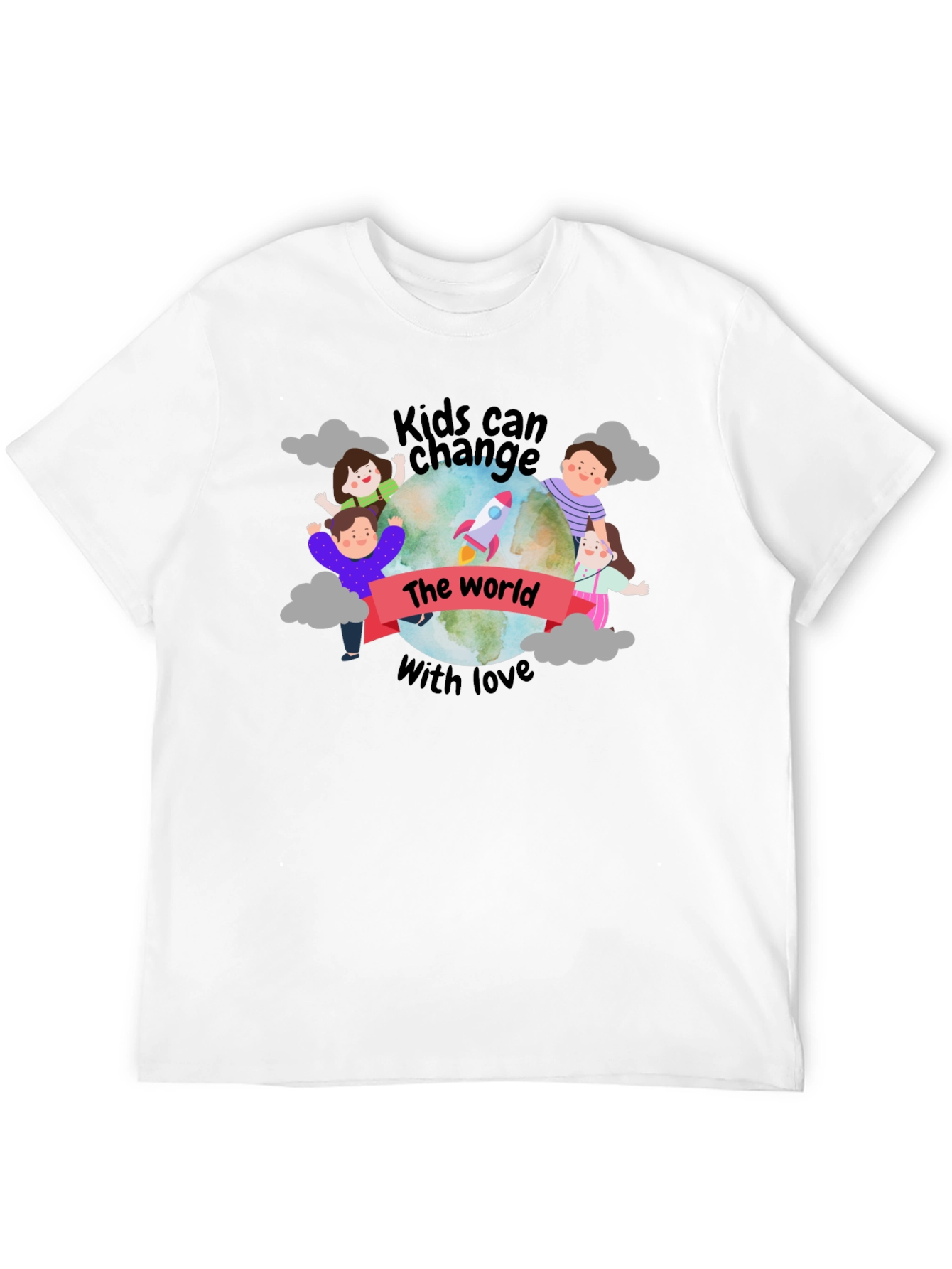 Kids Can Change The World With Love T-Shirt
