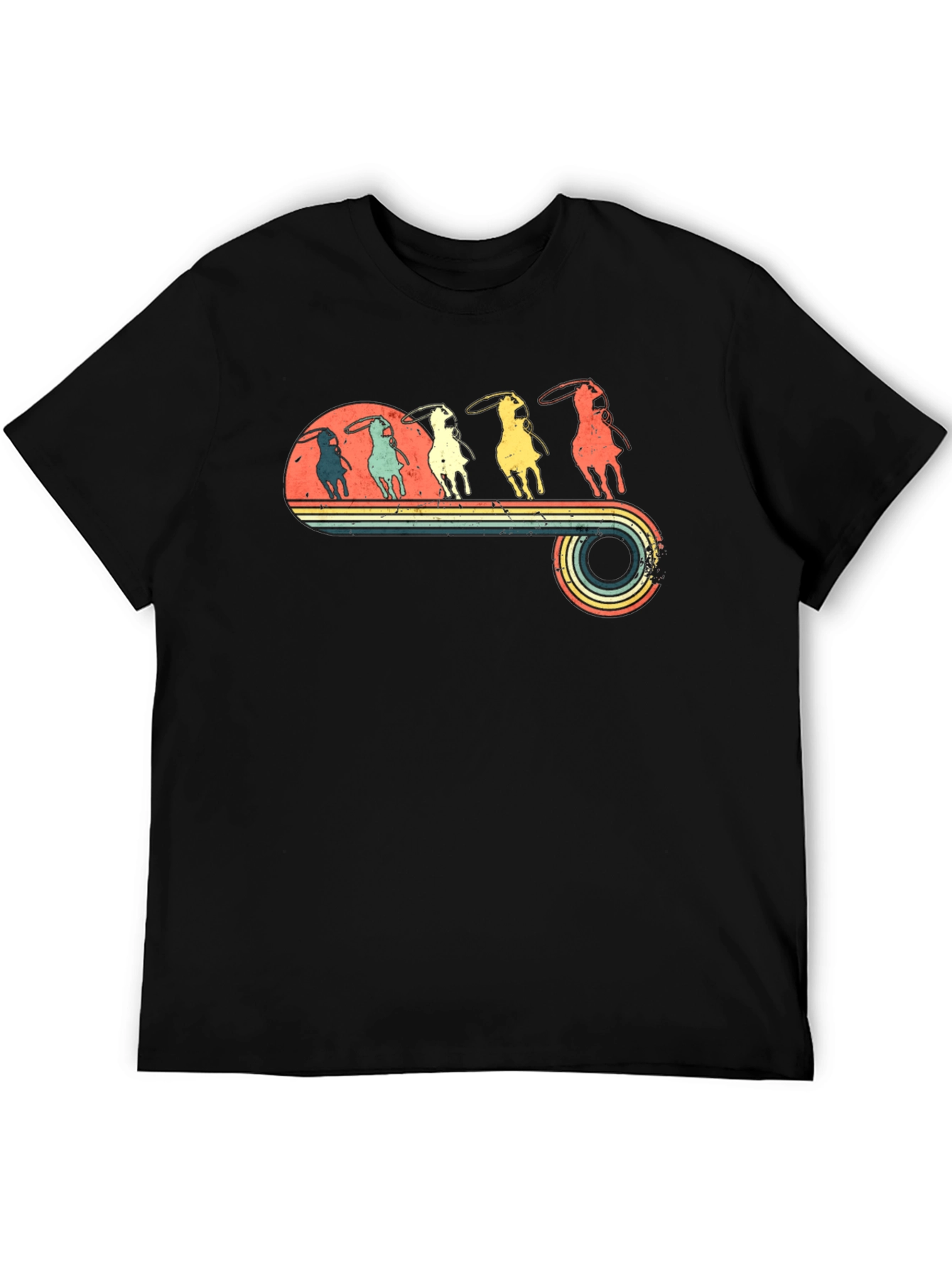 Retro Cowboy Rodeo T-Shirt - Western Style Tee