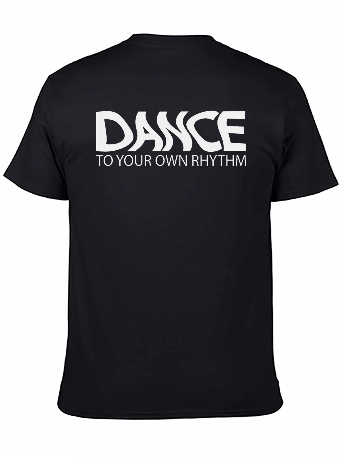 Dance to Your Own Rhythm - Stylish Black T-Shirt