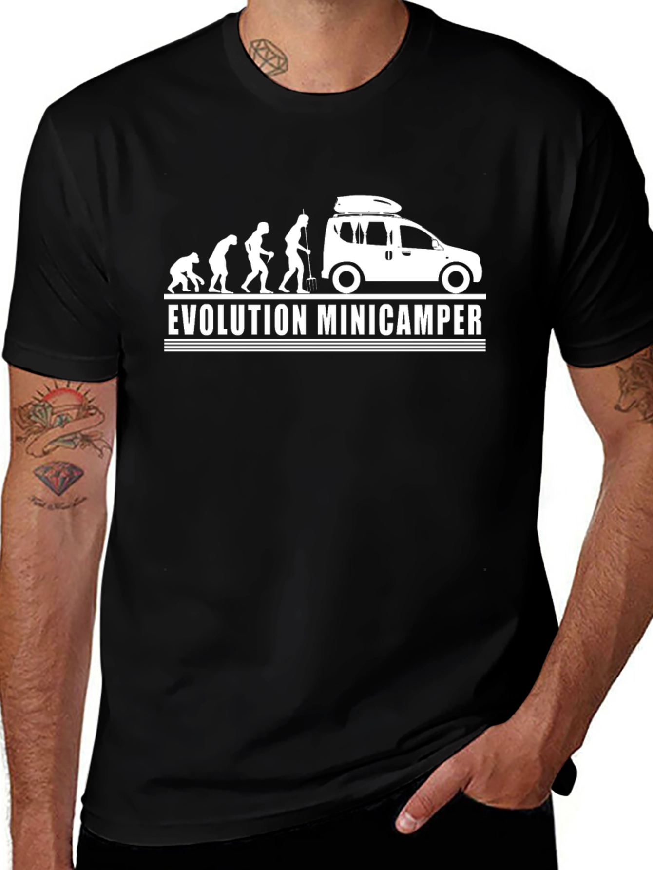 Evolution Minicamper T-Shirt - Black