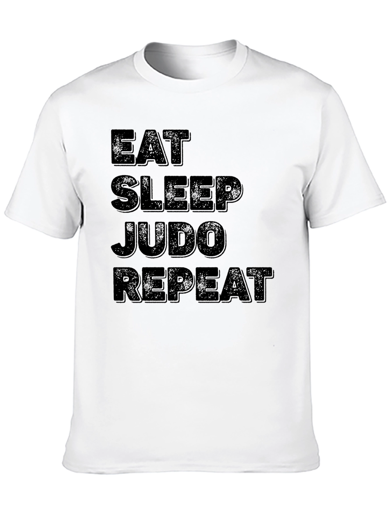 Eat Sleep Judo Repeat Black T-Shirt