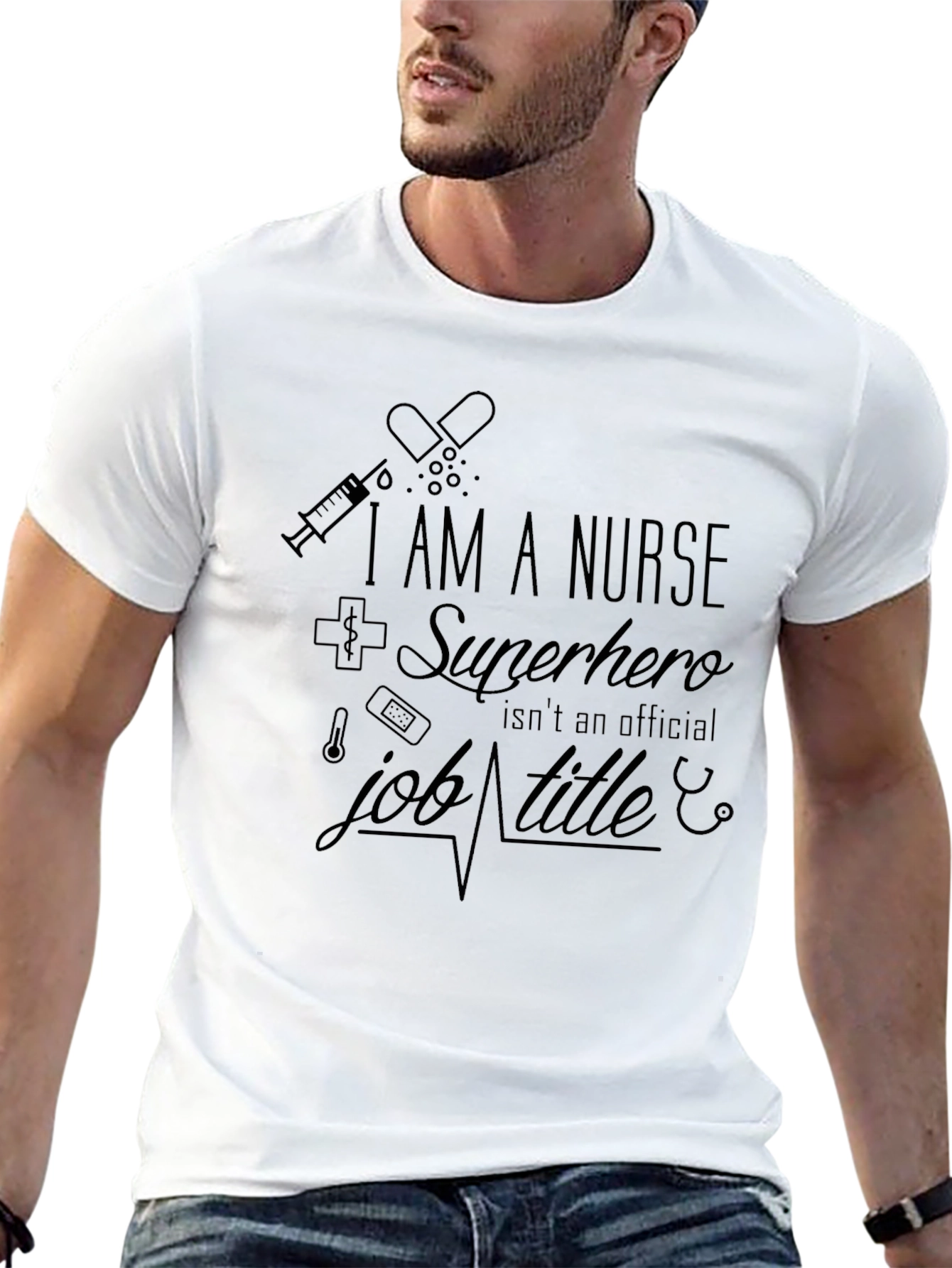I Am a Nurse Superhero T-Shirt