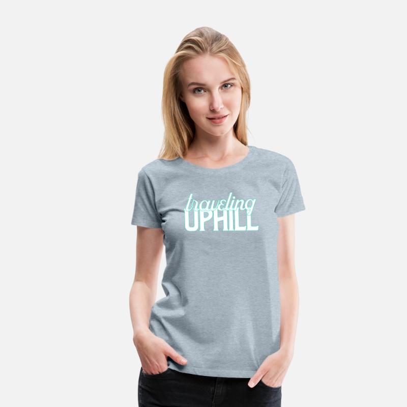 Traveling Uphill. Travel tourist tourism