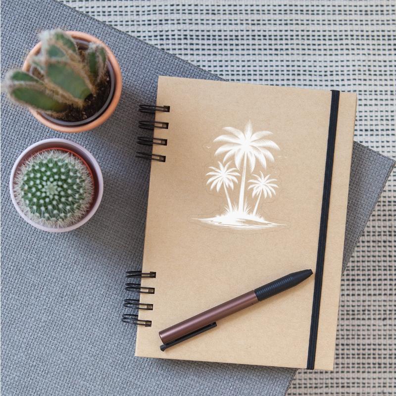 Tropical Beach With Palm Trees