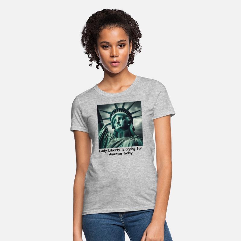 Trump causes the Statue of Liberty to cry