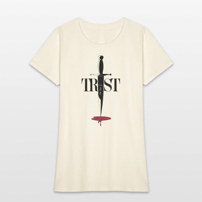 Trust Cuts Deep: Minimalist Dagger Art