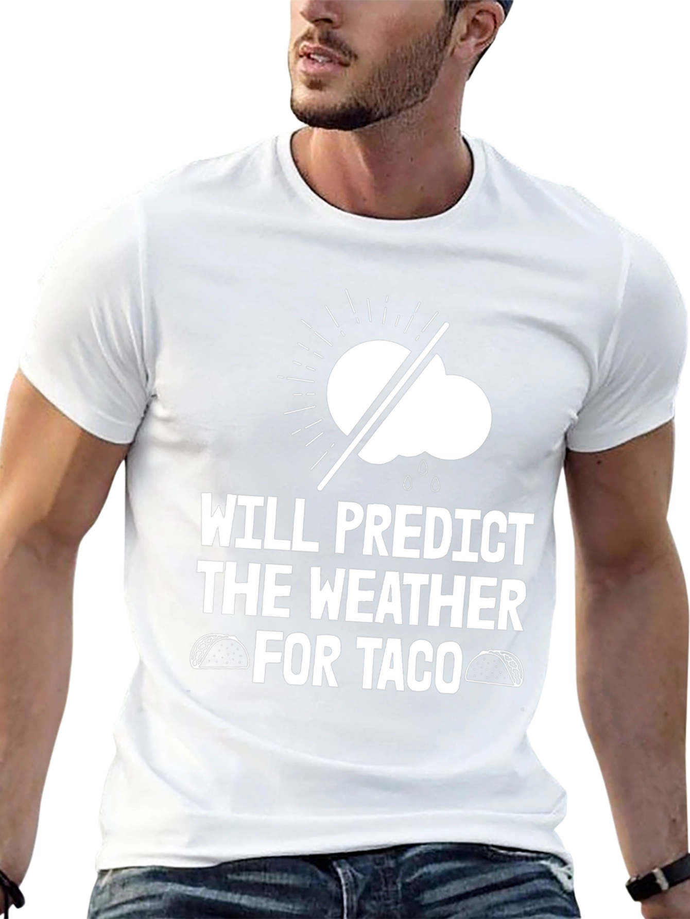 Funny Weather Forecast Taco T-Shirt