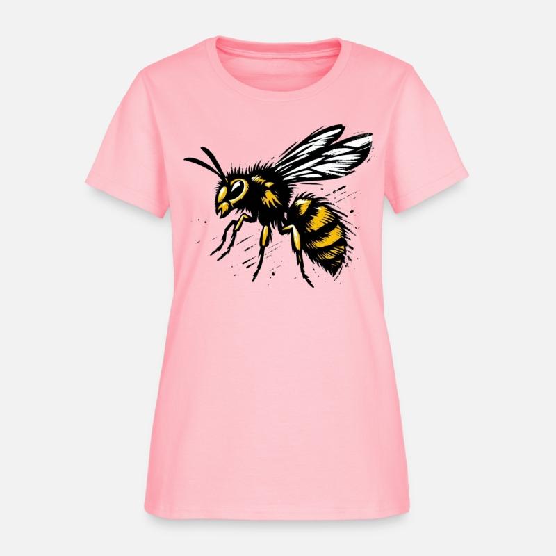Two Color Wasp Insect Art 1