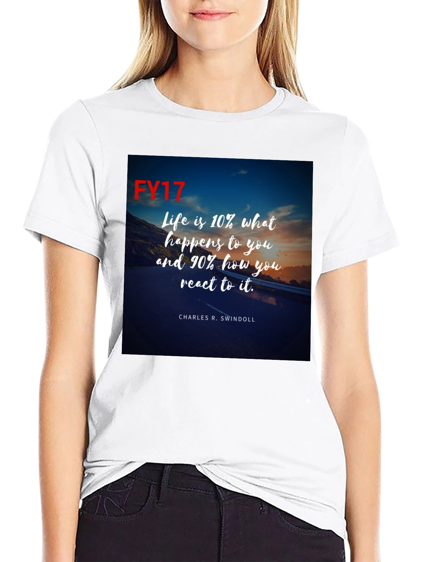 Inspirational Quote Graphic T-Shirt
