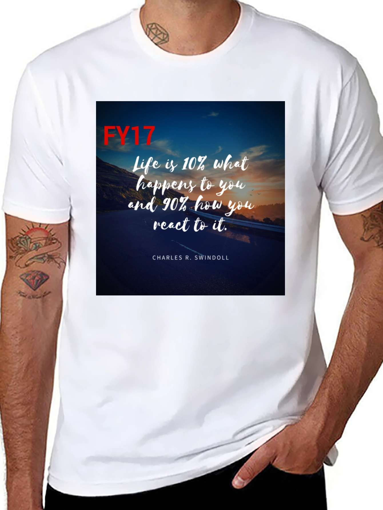 Inspirational Quote Graphic T-Shirt