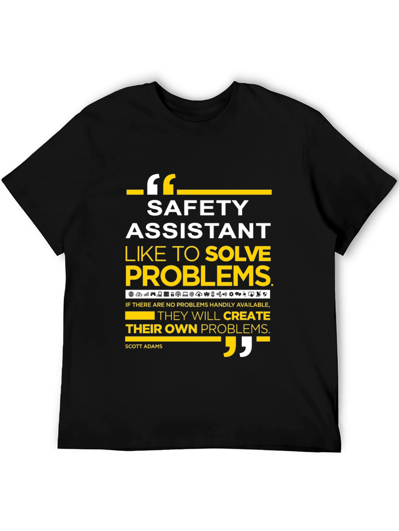 Safety Assistant Problem Solver Graphic T-Shirt