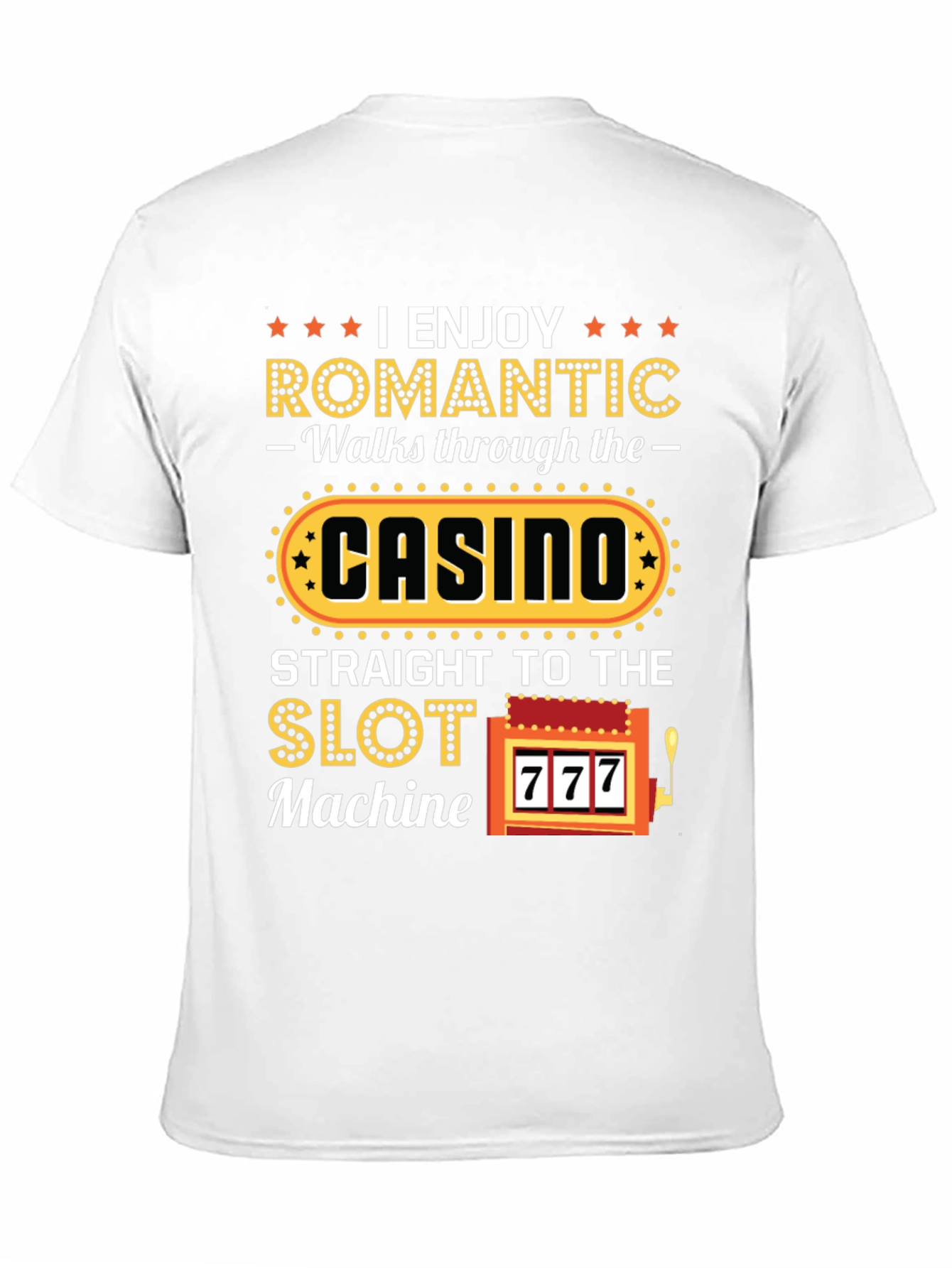 Romantic Casino Lover Graphic T-Shirt
