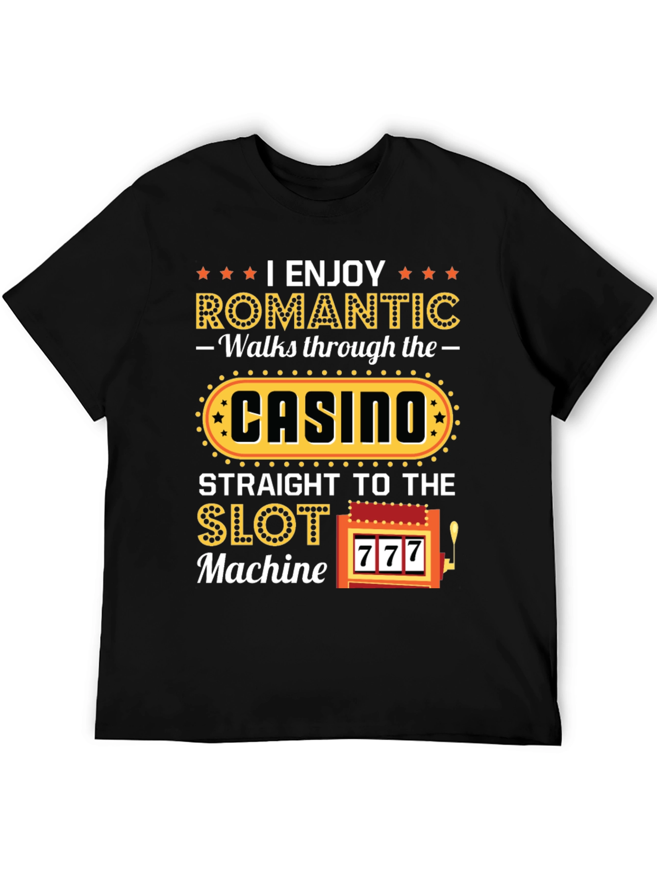 Romantic Casino Lover Graphic T-Shirt