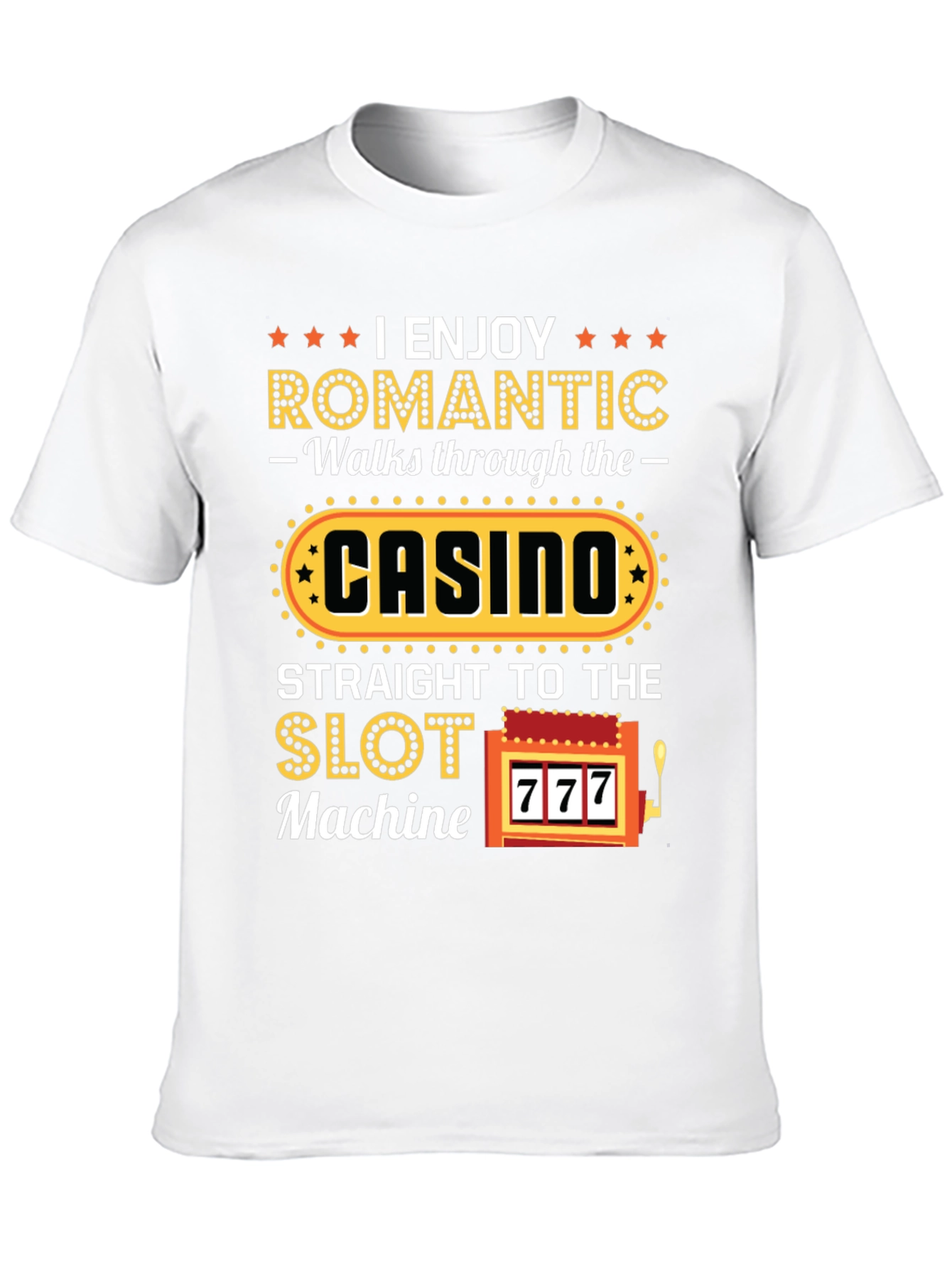 Romantic Casino Lover Graphic T-Shirt