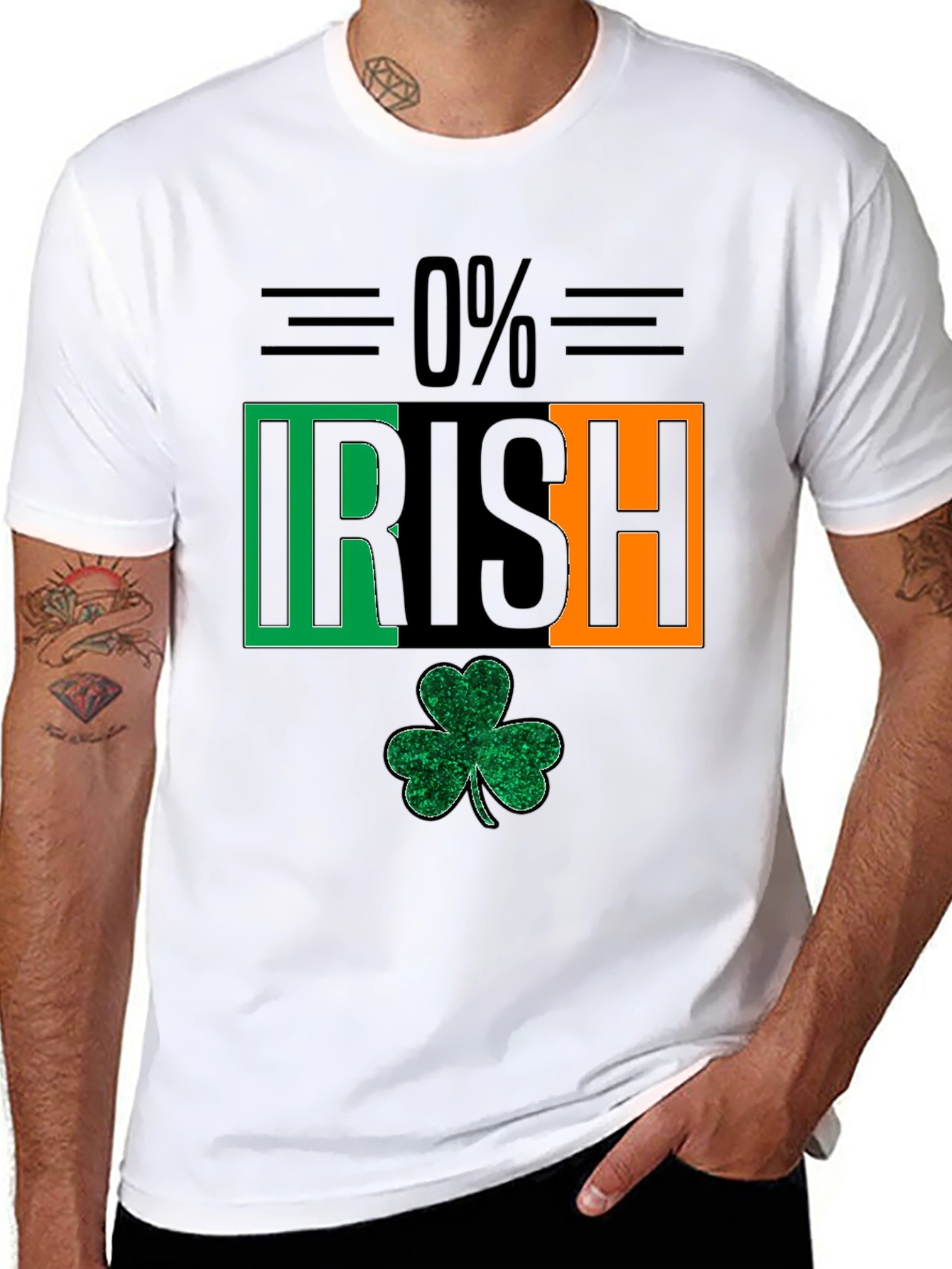 0% Irish St. Patricks Day Novelty T-Shirt