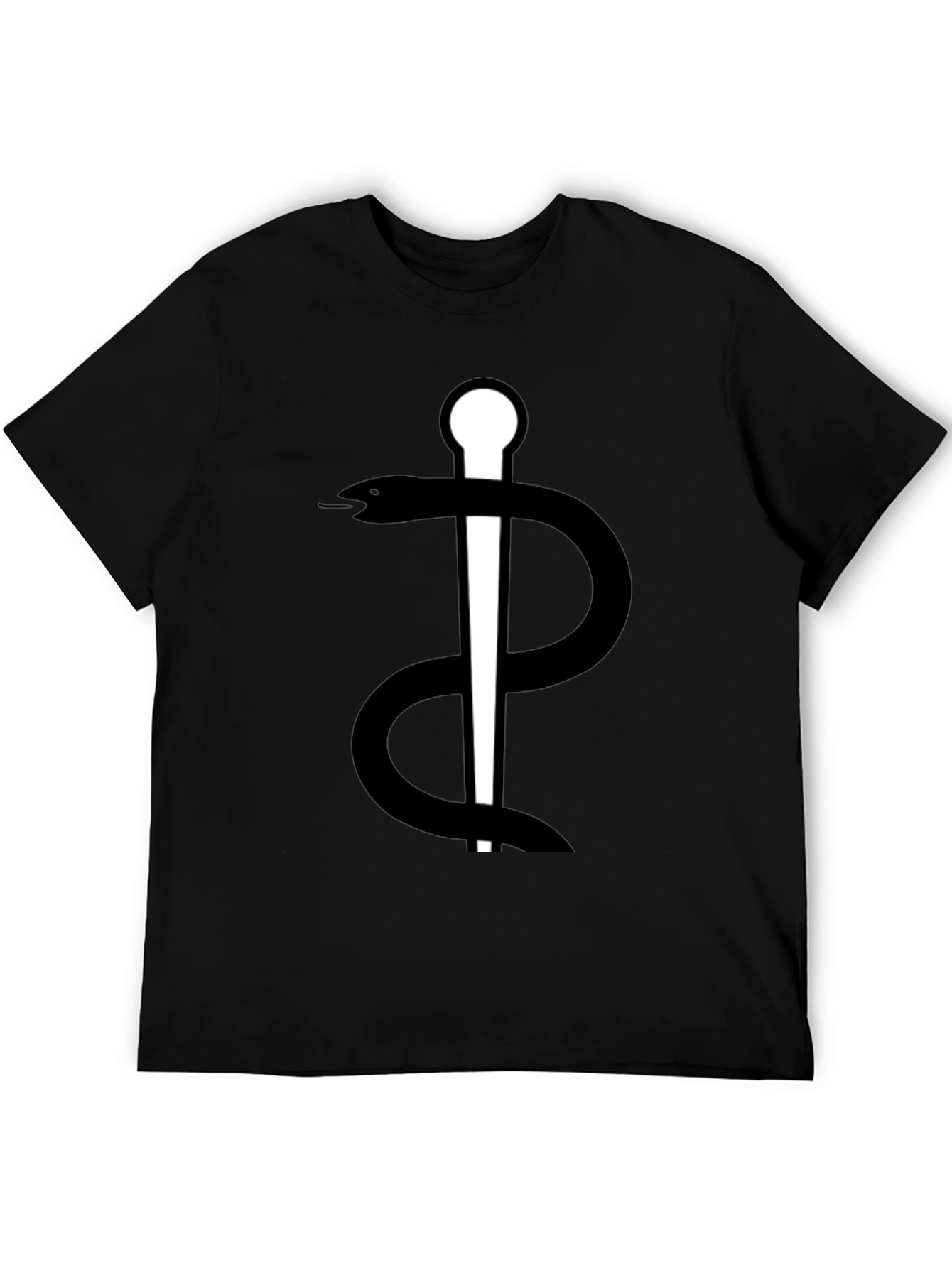 Caduceus Graphic Tee - Medical Symbol T-Shirt