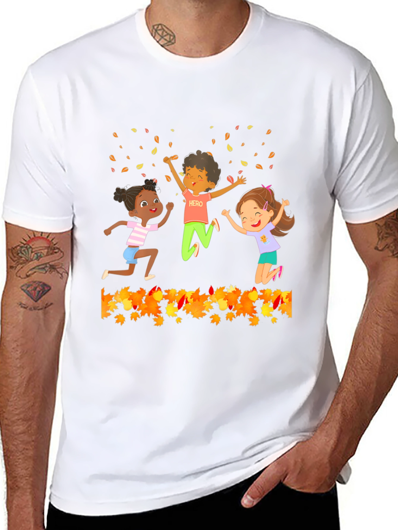Autumn Kids T-Shirt - Festive Fall Fun!
