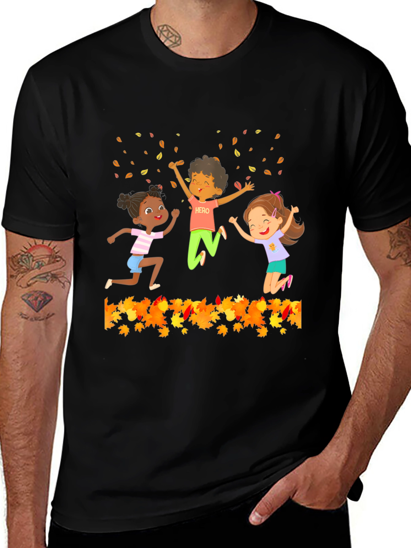 Autumn Kids T-Shirt - Festive Fall Fun!