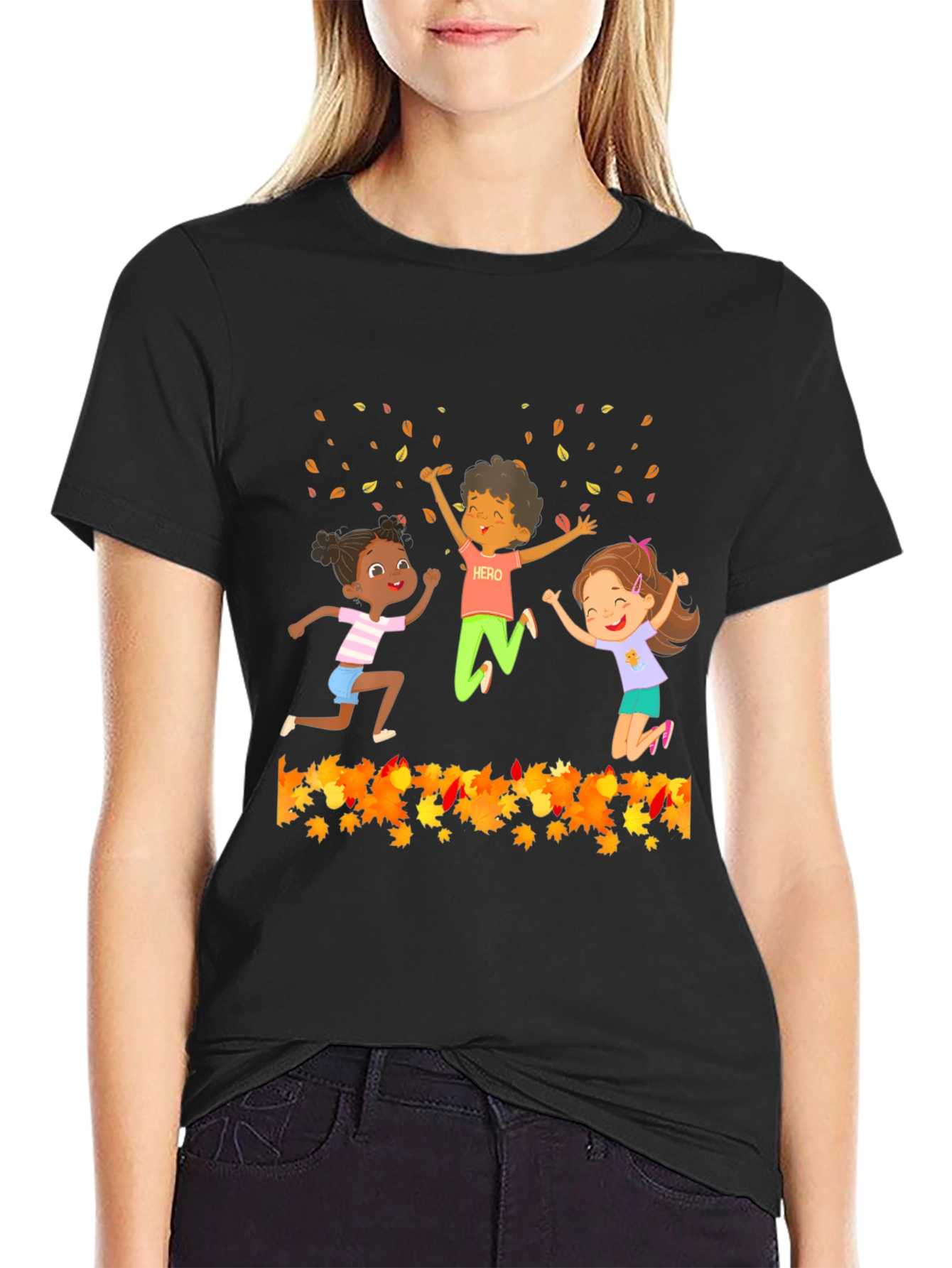 Autumn Kids T-Shirt - Festive Fall Fun!