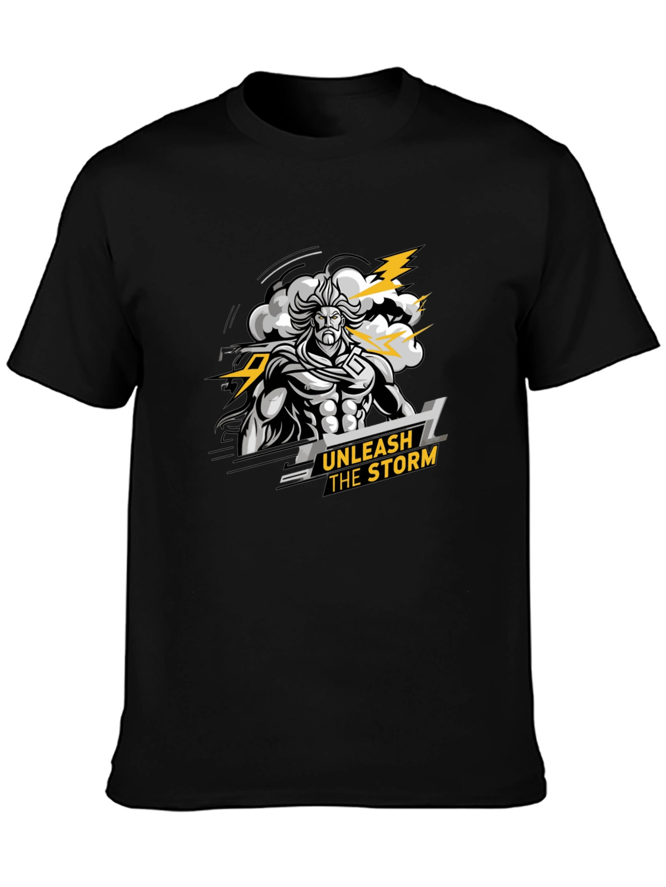 Unleash The Storm Graphic Print T-Shirt