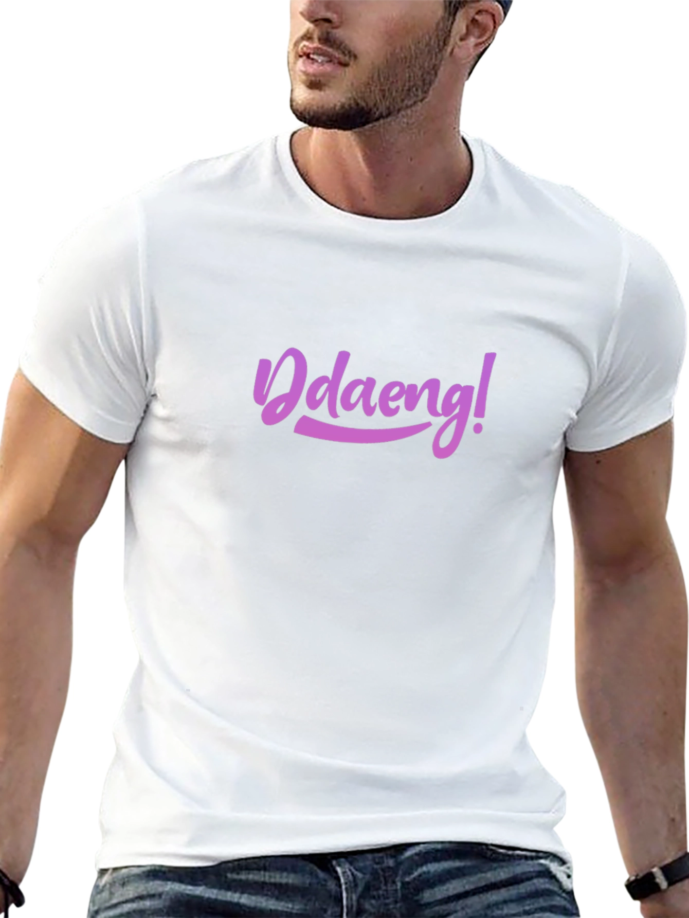 Stylish Black Tee - Ddaeng! Design
