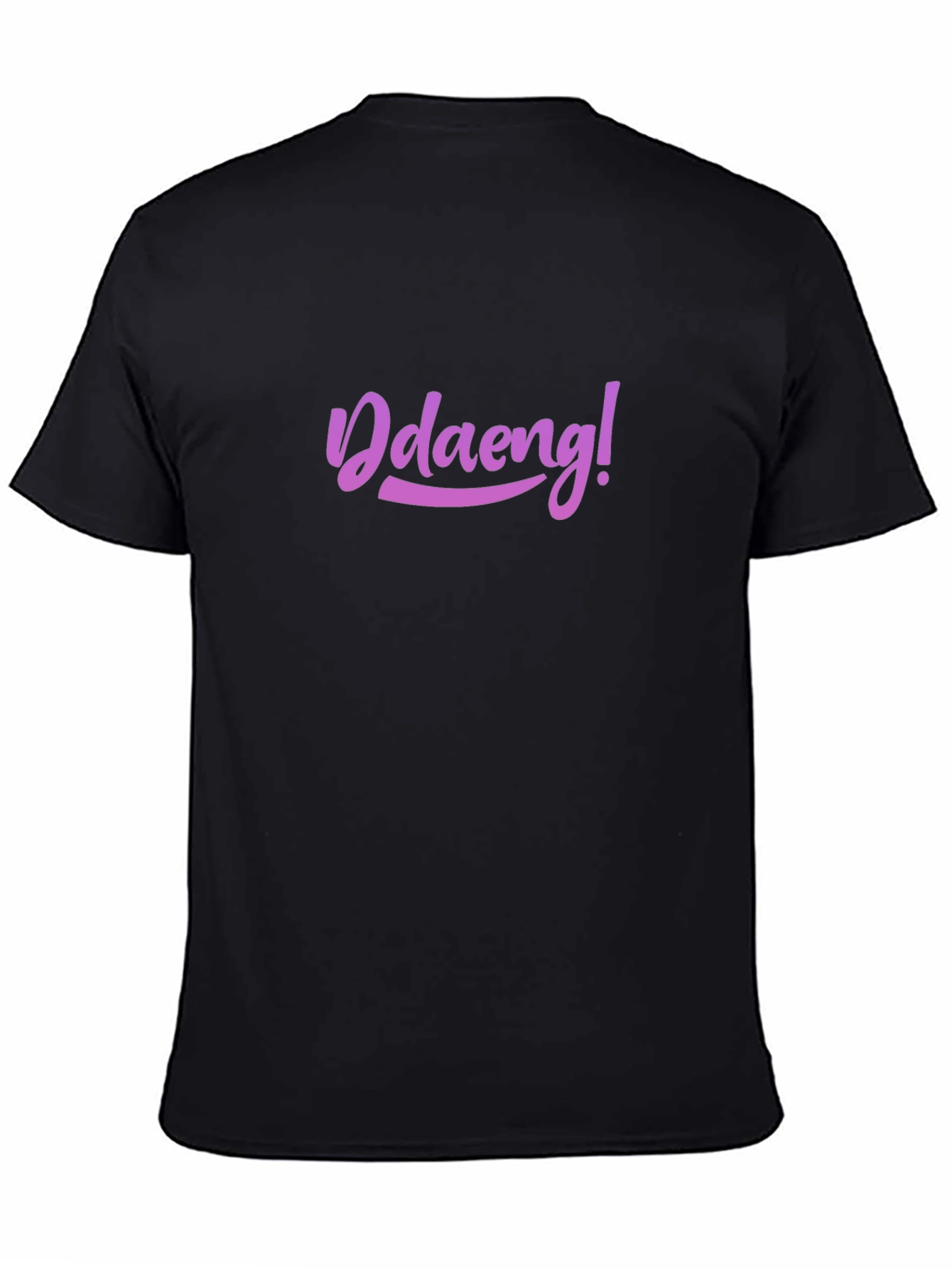 Stylish Black Tee - Ddaeng! Design