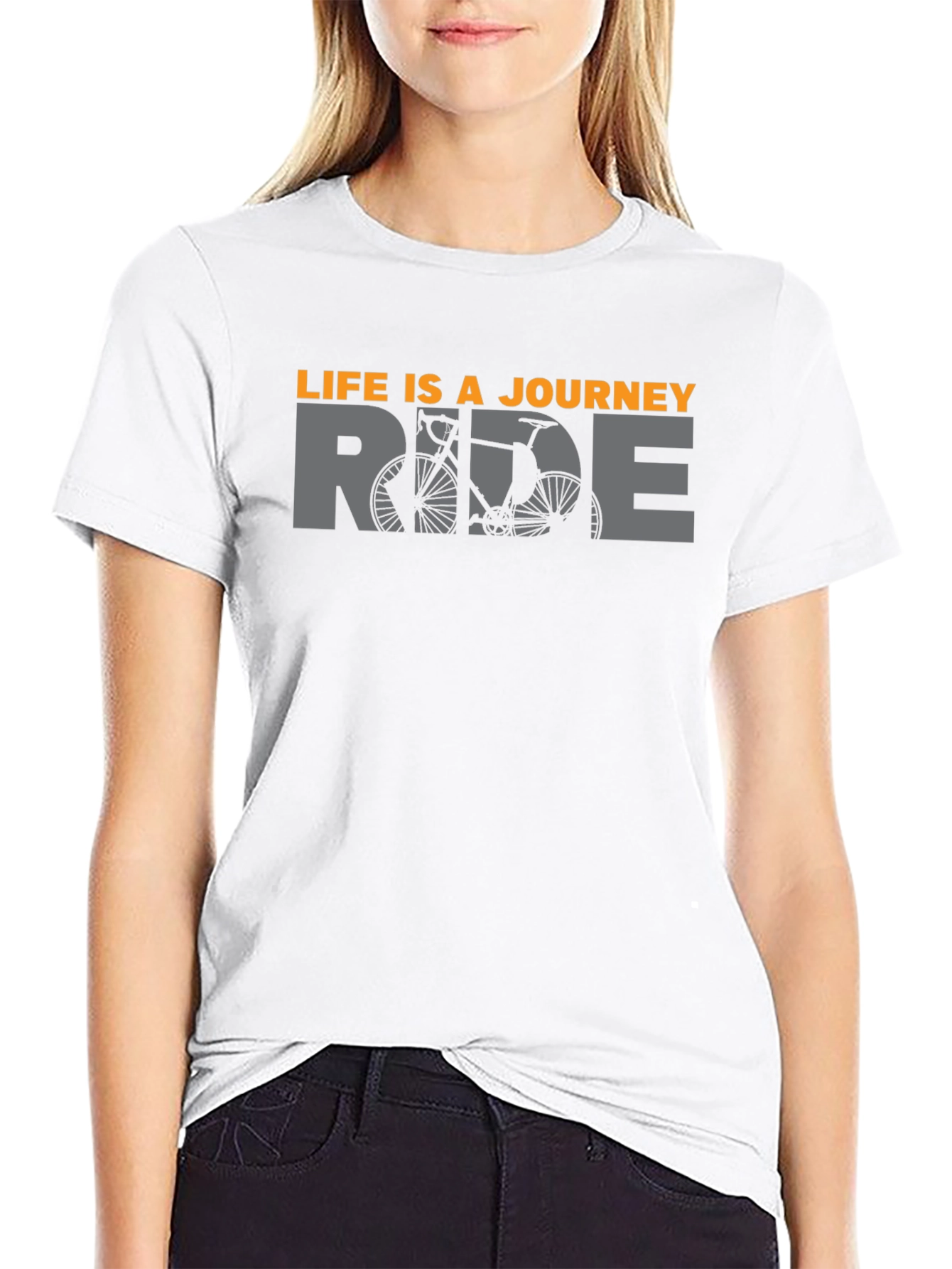 Life is a Journey Ride Bicycle T-Shirt