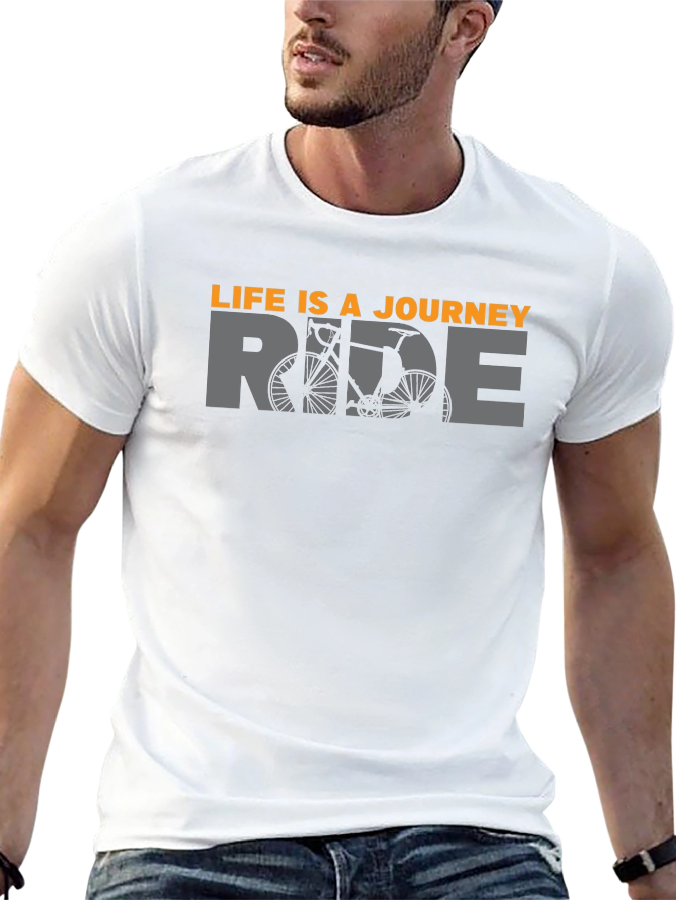 Life is a Journey Ride Bicycle T-Shirt