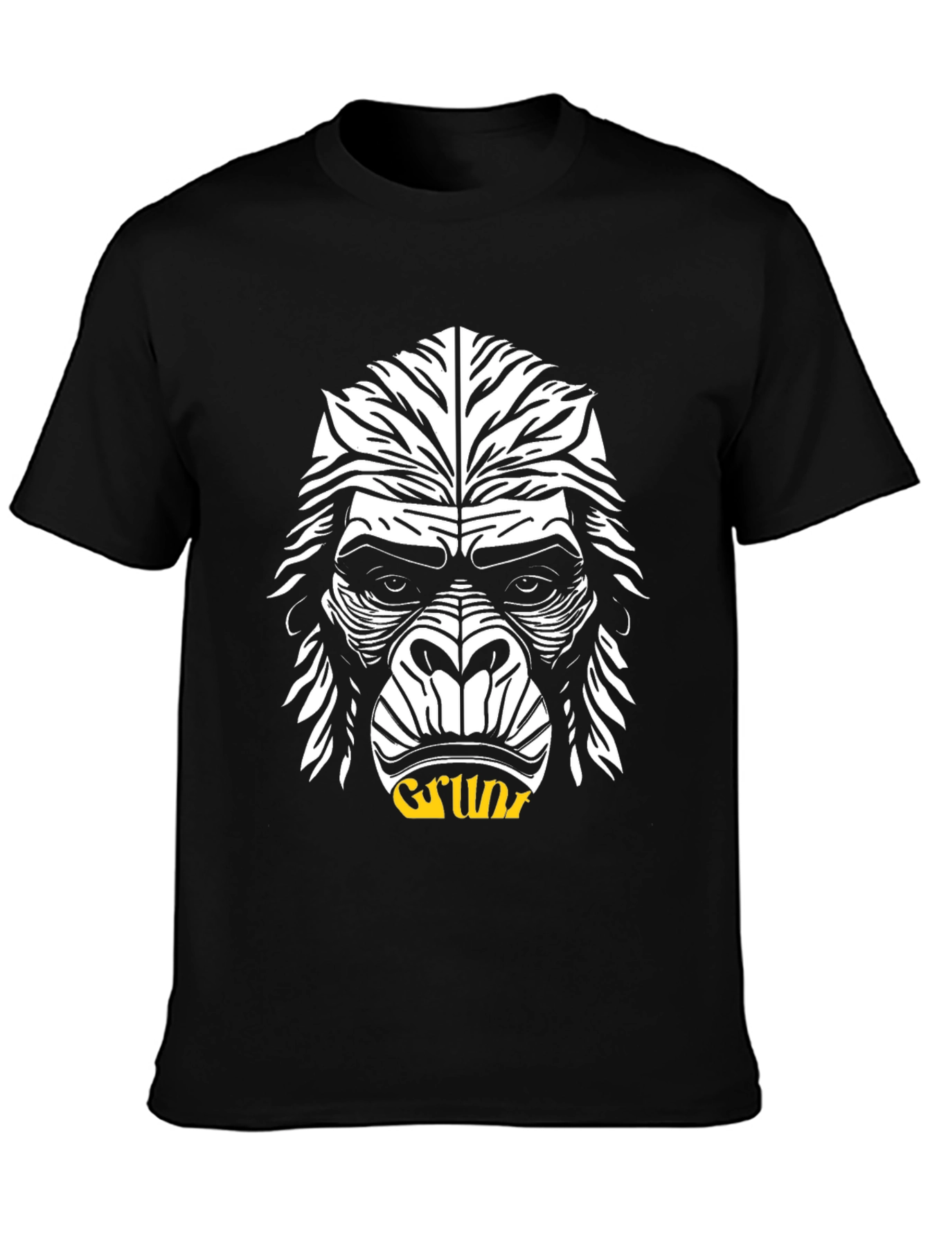 Grunt Gorilla Graphic Tee - Black