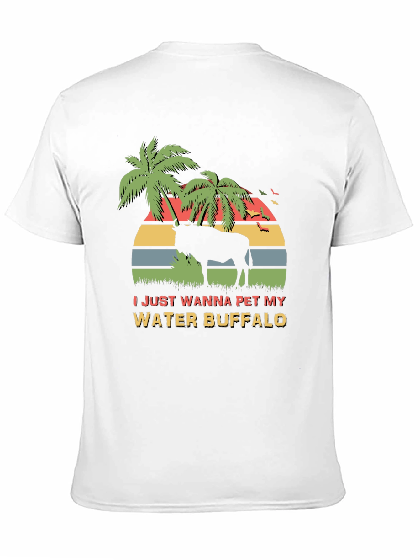 Water Buffalo Graphic Tee - Novelty Design