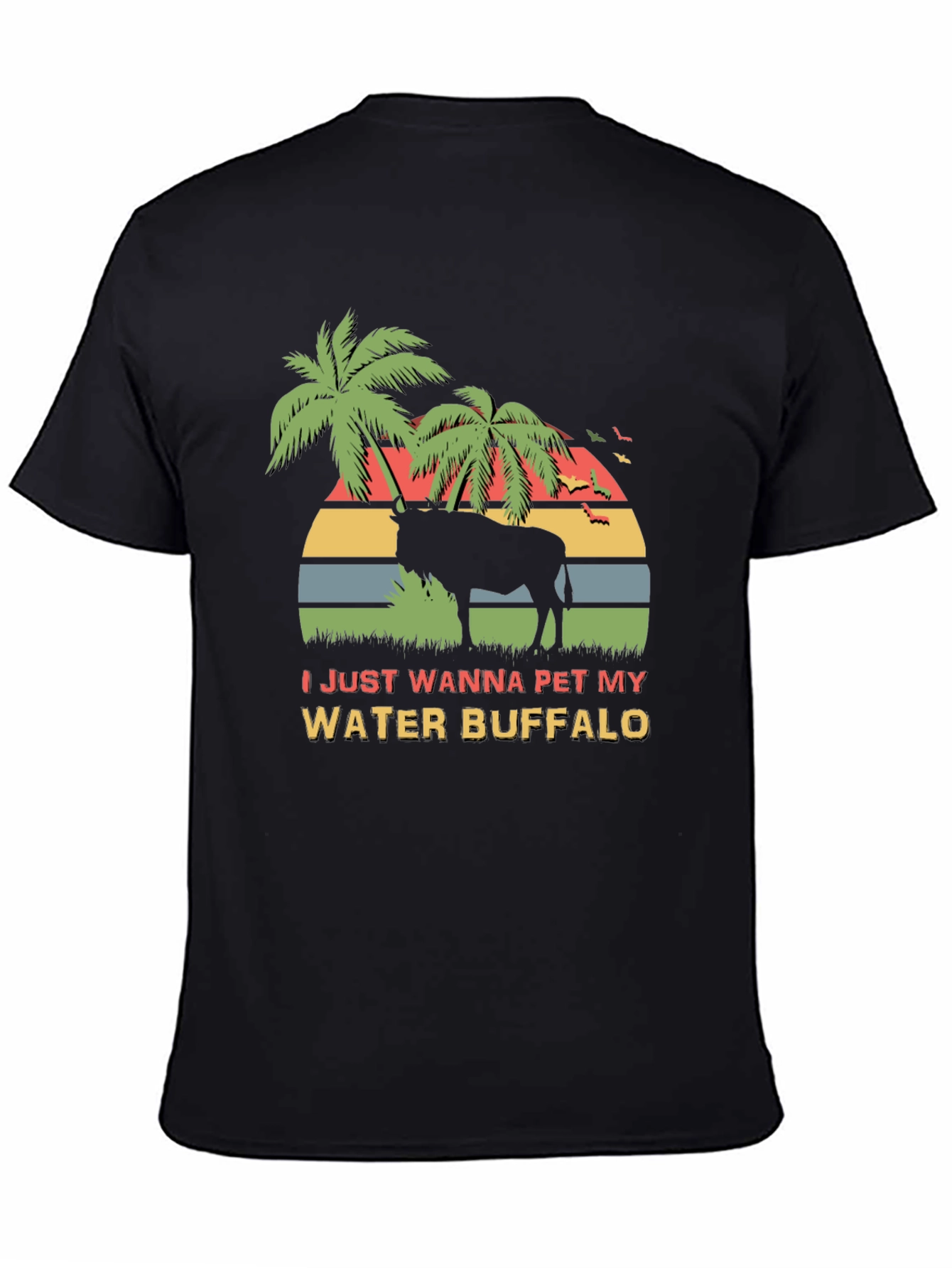 Water Buffalo Graphic Tee - Novelty Design